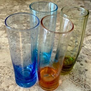Vintage colorful shot glasses (4)